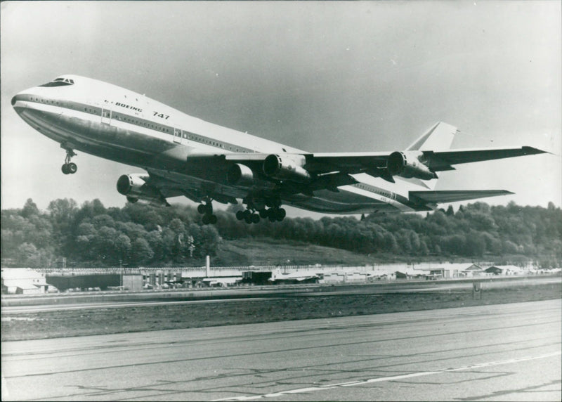 Boeing 747 - Vintage Photograph