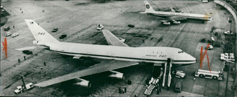 jumbo jet - Vintage Photograph