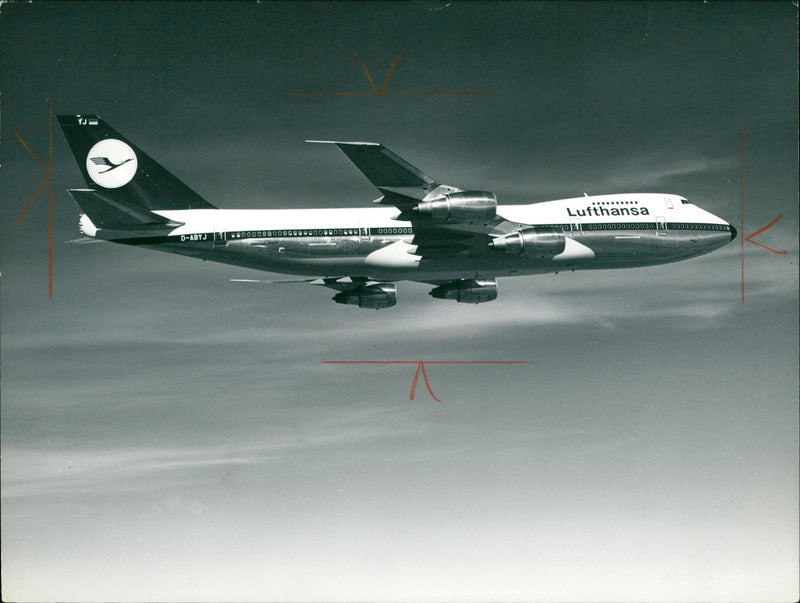 Lufthansa Boeing - Vintage Photograph