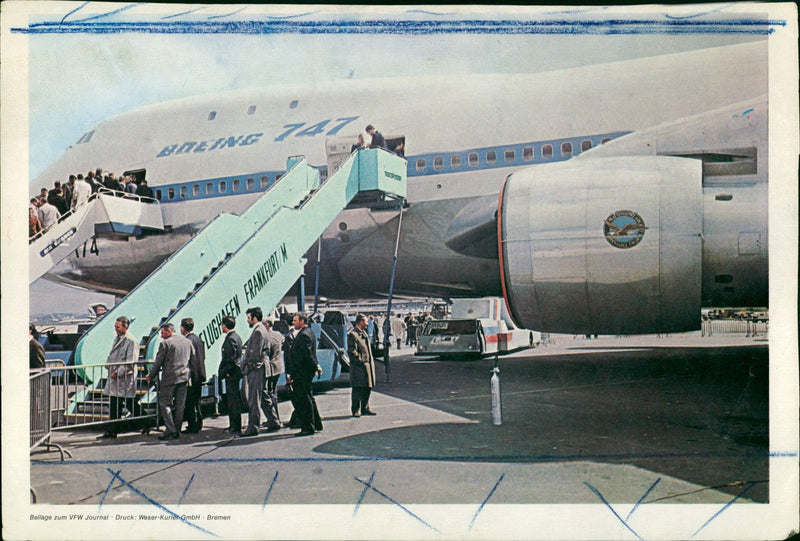 Boeing 747 - Vintage Photograph
