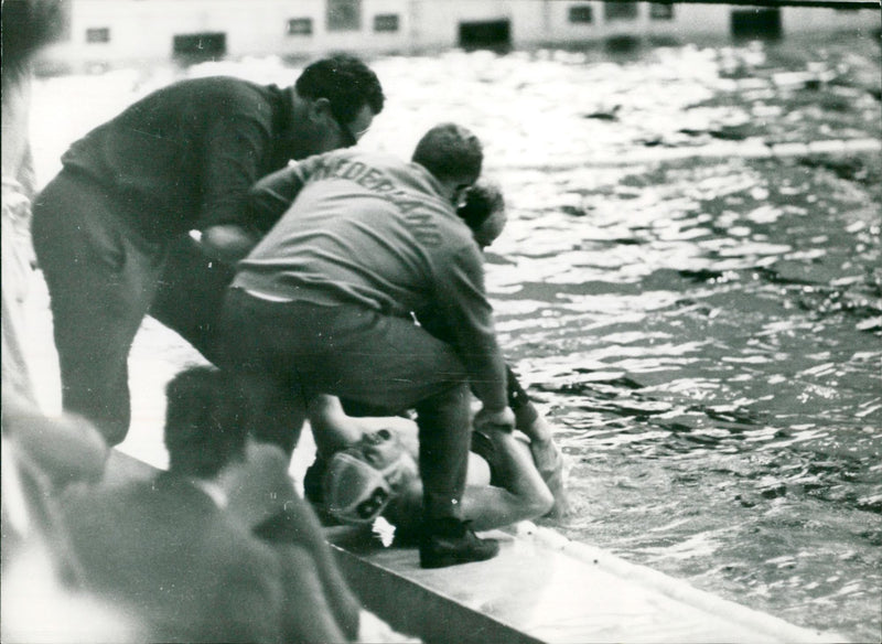 Water polo - Vintage Photograph