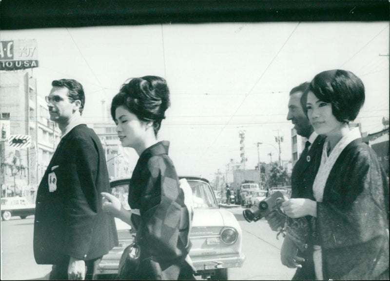 Road traffic - Vintage Photograph