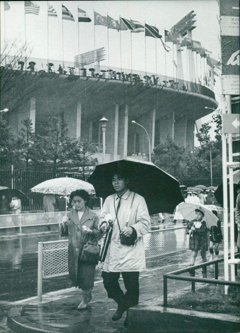 Stadium in Tokyo - Vintage Photograph