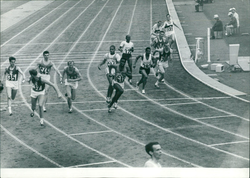 Relay runner - Vintage Photograph