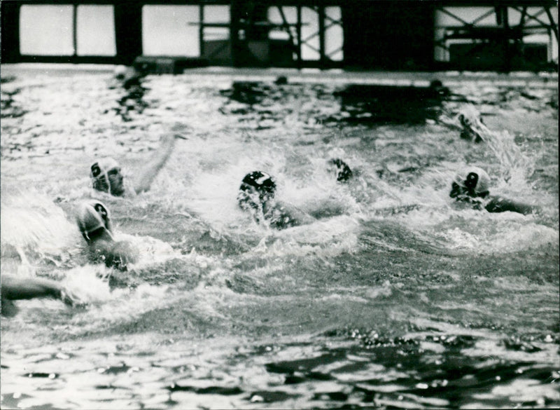 swimmer - Vintage Photograph