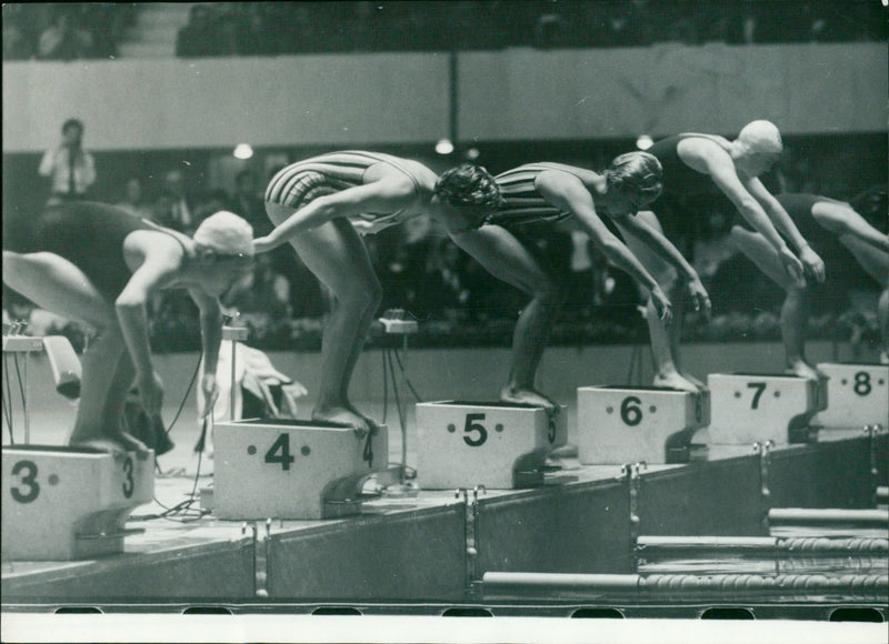 Swimmers - Vintage Photograph