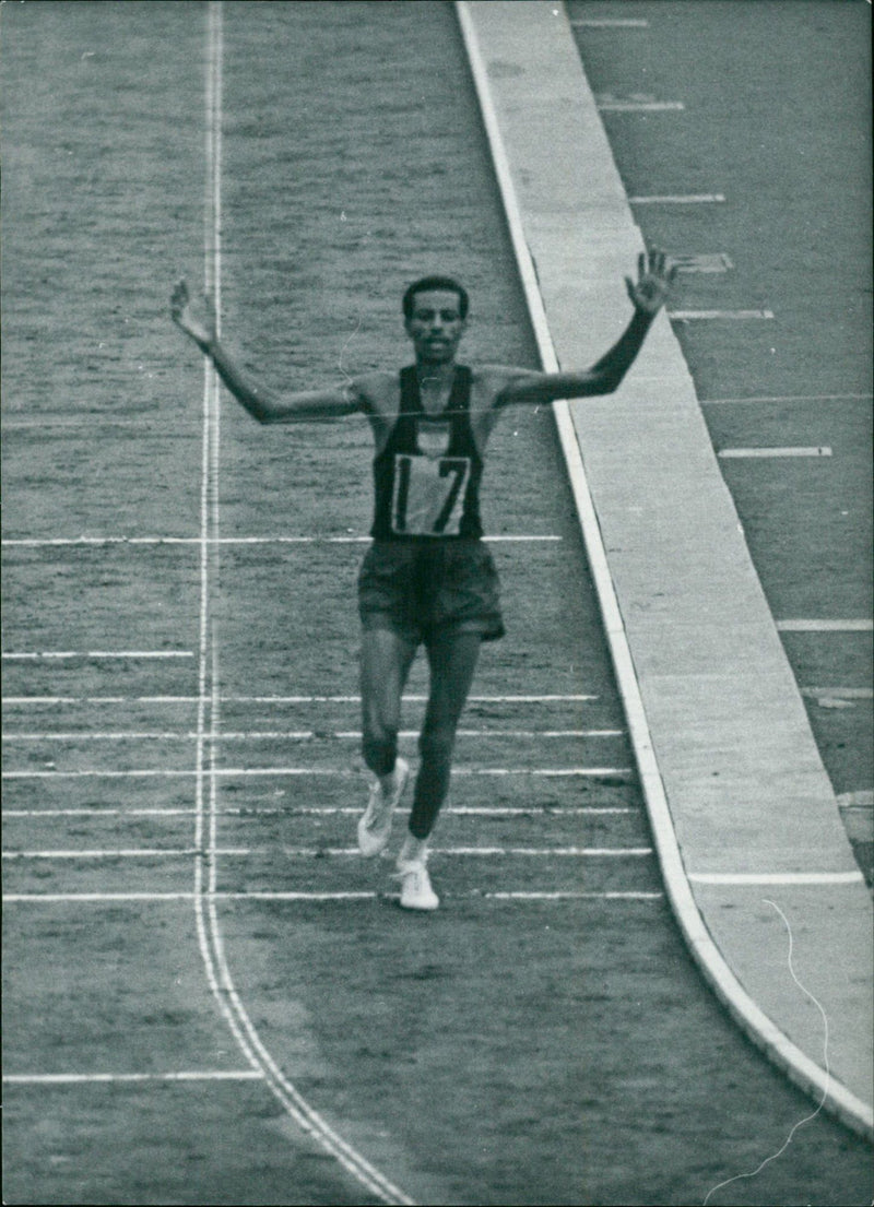 Track and field athlete - Vintage Photograph