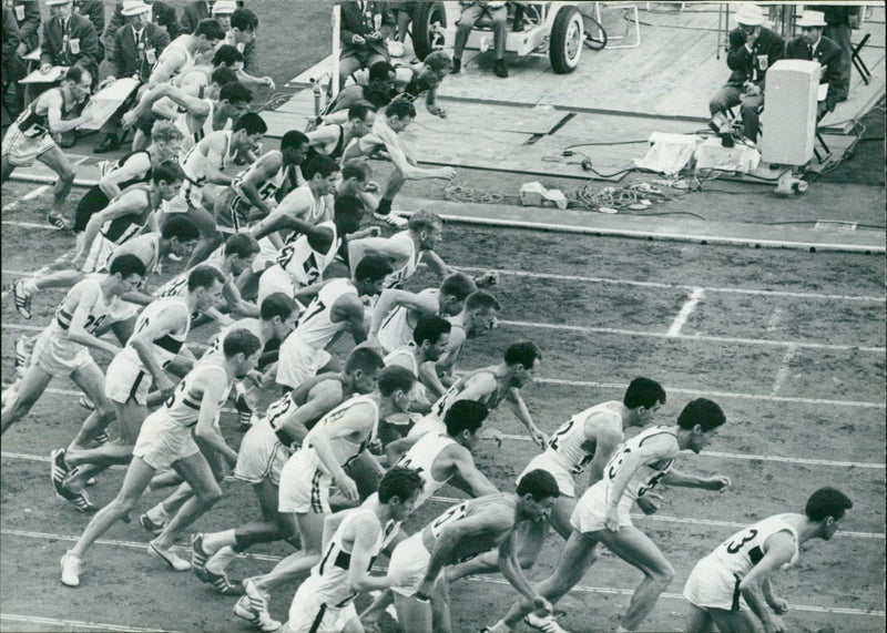 Athletics - Tokyo Summer Olympics 1964 - Vintage Photograph