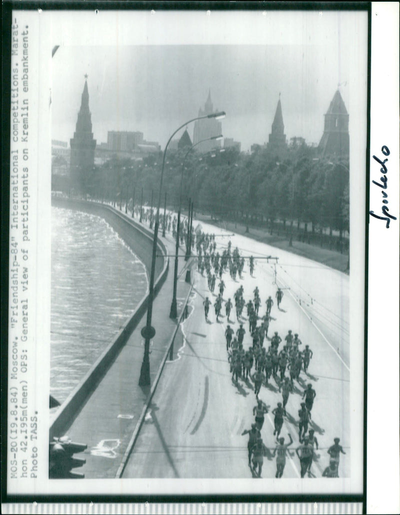 International athletics competition - Vintage Photograph