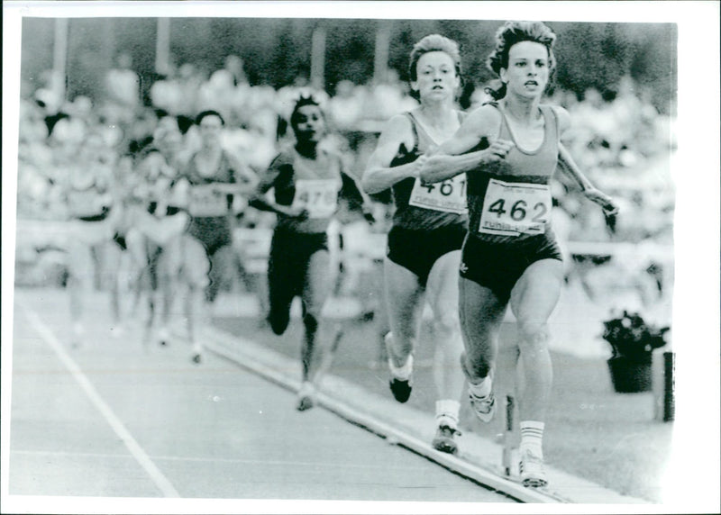 Sigrun Wodars and Christine Wachtel - Vintage Photograph