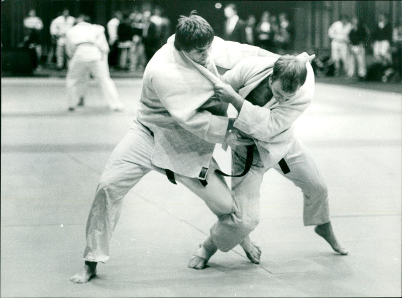 GDR Judo Championships - Rettig against Brand - Vintage Photograph