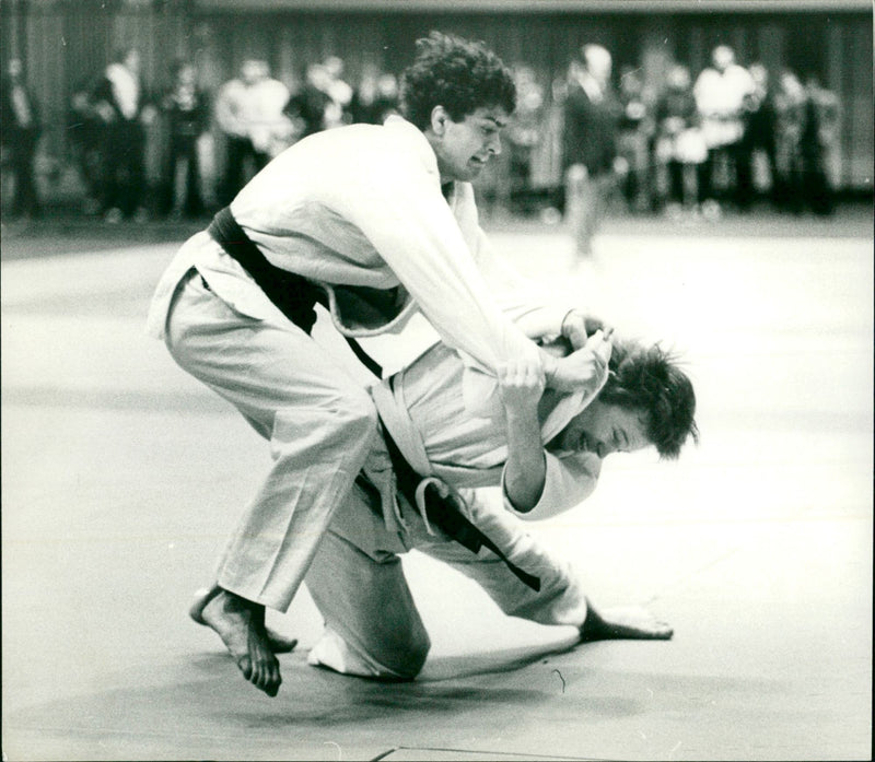 GDR championships 1982 - Heuser against Kerchers - Vintage Photograph