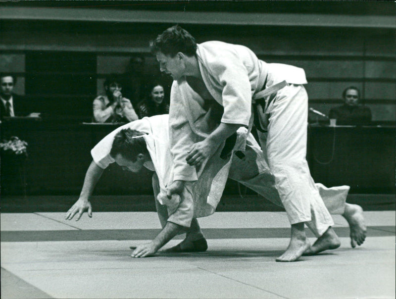 GDR Judo Championships - Kunze versus Damaschke - Vintage Photograph