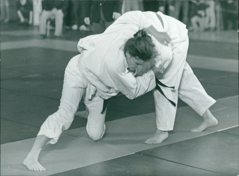 Judo fight - Vintage Photograph