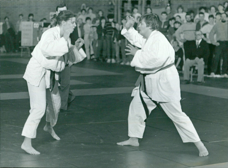 Judo fight - Vintage Photograph