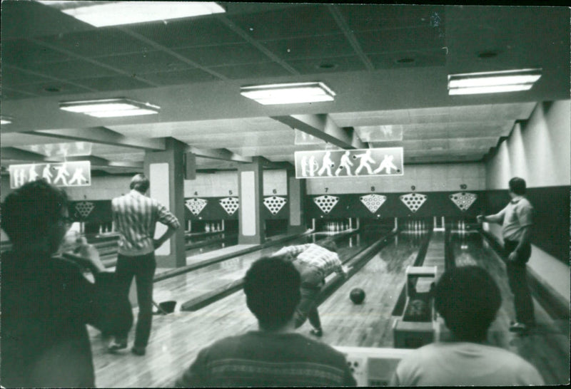 Cottbus bowling alley - Vintage Photograph