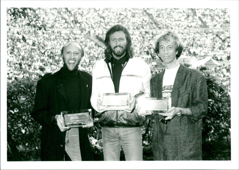 Pop group "Bee Gees" - Vintage Photograph
