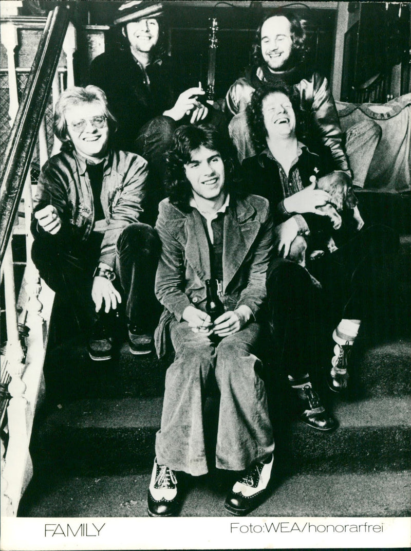 Music group "Family" - Vintage Photograph