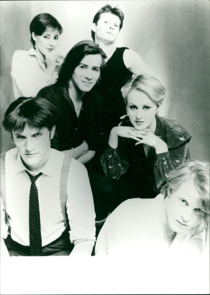 Pop band "The Human League" - front man Philip Oakey - Vintage Photograph