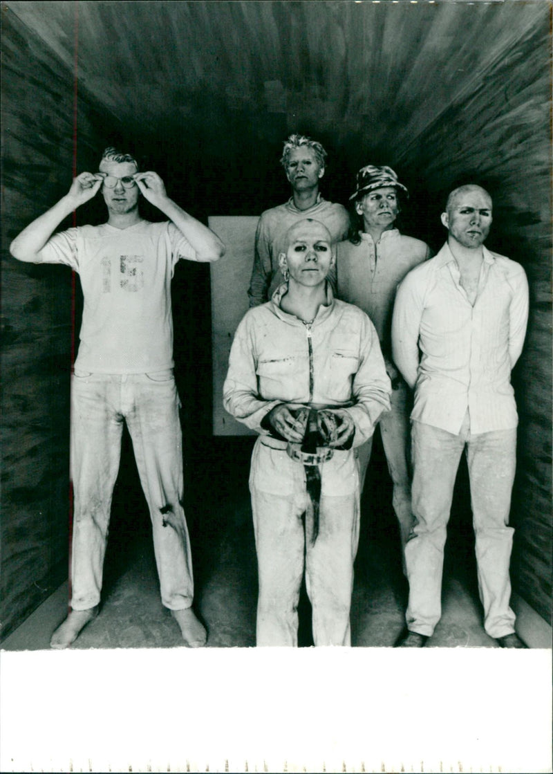 Rock band "The Inchtabokatables" - Vintage Photograph