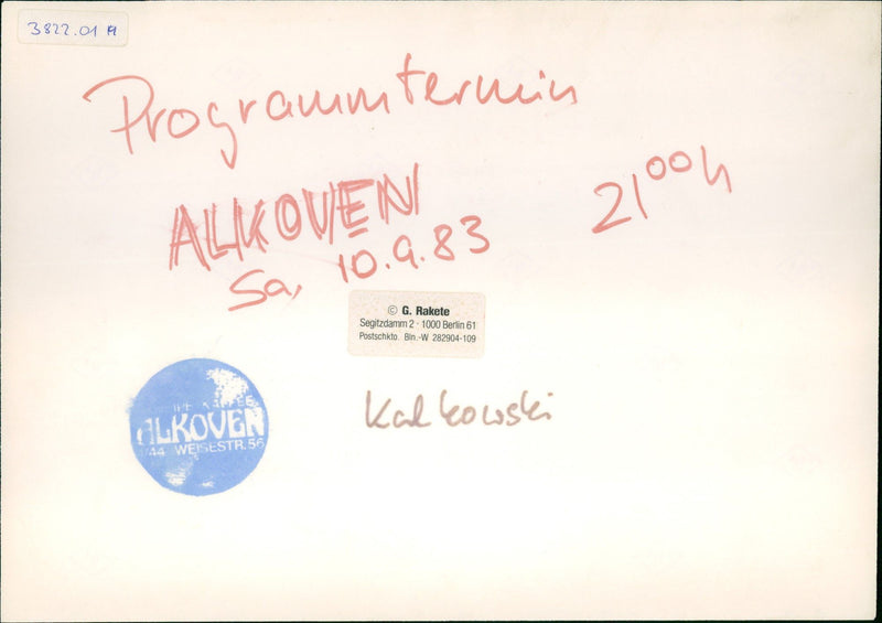 "Kalkowski" band - Vintage Photograph