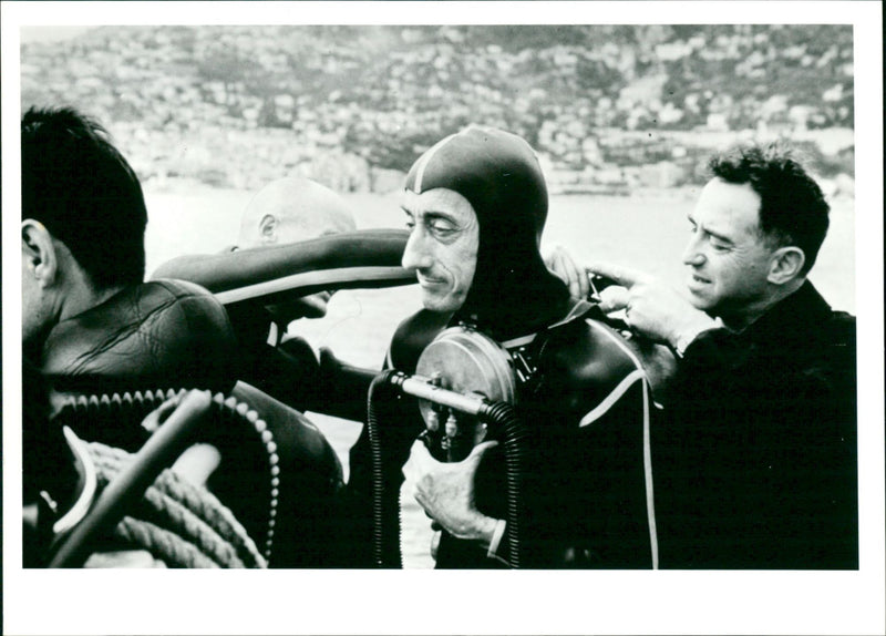 Jacques-Yves Cousteau - Vintage Photograph