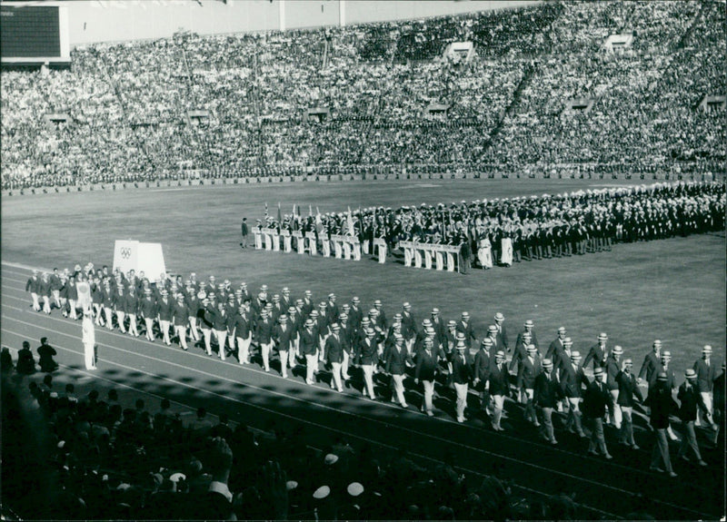 Summer Olympic Games in Tokyo - Vintage Photograph