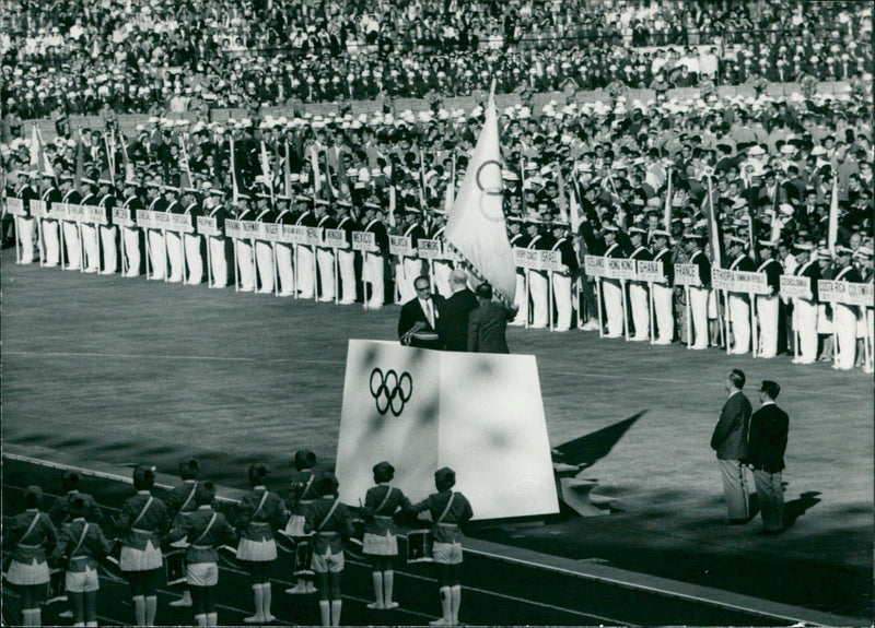 Summer Olympics in Tokyo - Vintage Photograph