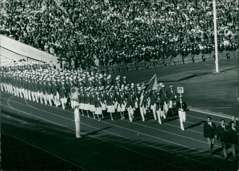 Summer Olympics in Tokyo - Vintage Photograph