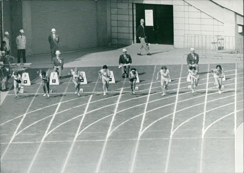 Olympic Games 1964 - Tyus, McGuire & Klobukowska - Vintage Photograph