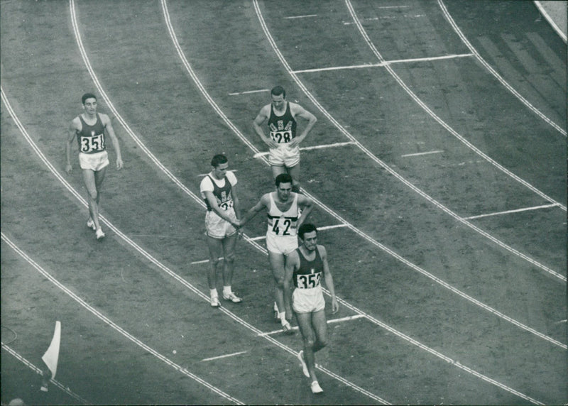 Olympic Games in Tokyo - After the competition - Vintage Photograph