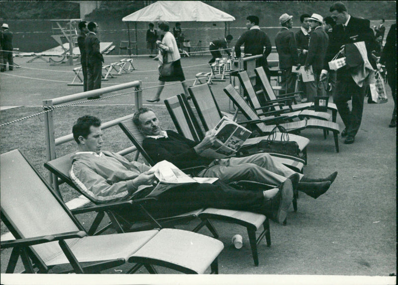 Guests at the 1964 Olympic Games - Vintage Photograph