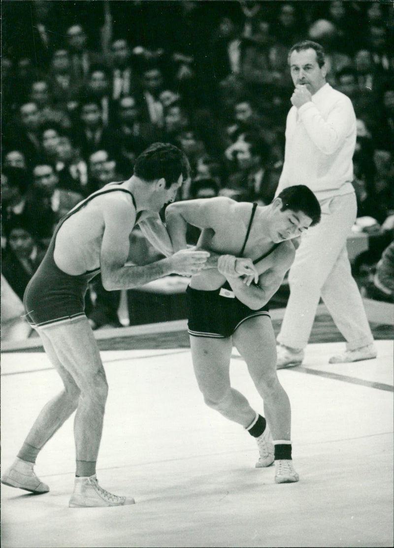 Greco-Roman wrestling - Vintage Photograph