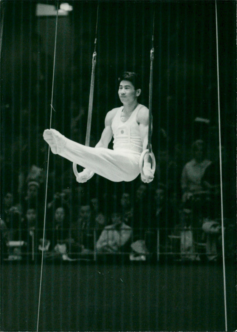 Olympia Tokyo - ring gymnastics - Vintage Photograph