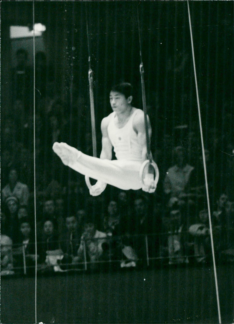 Olympia Tokyo - ring gymnastics - Vintage Photograph