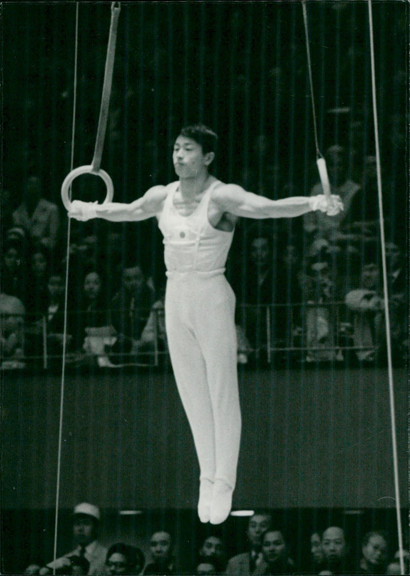 Olympia Tokyo - ring gymnastics - Vintage Photograph