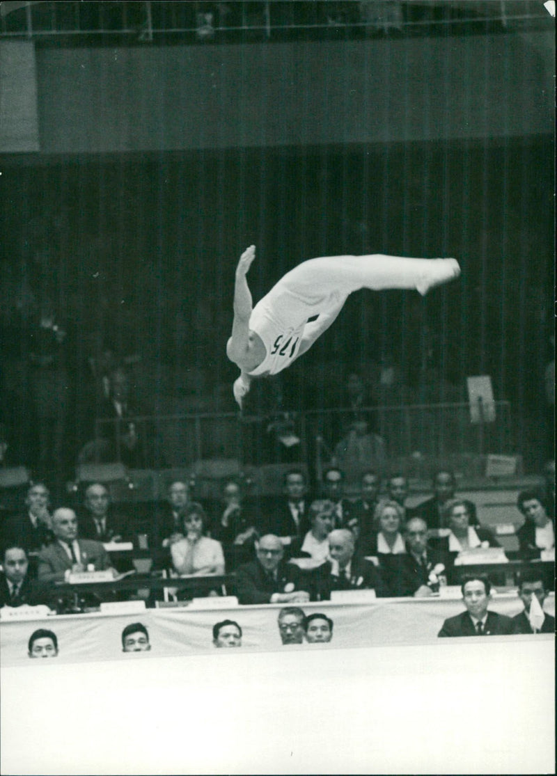 Olympia Tokyo - somersault - Vintage Photograph