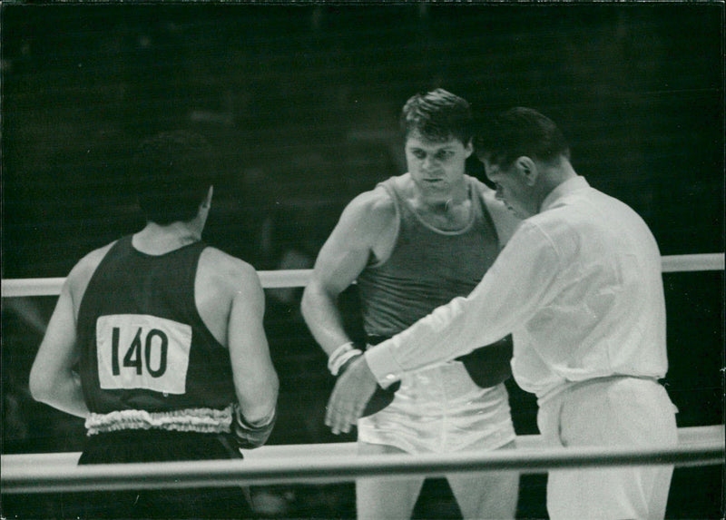 1964 Summer Olympics - Boxing - Vintage Photograph