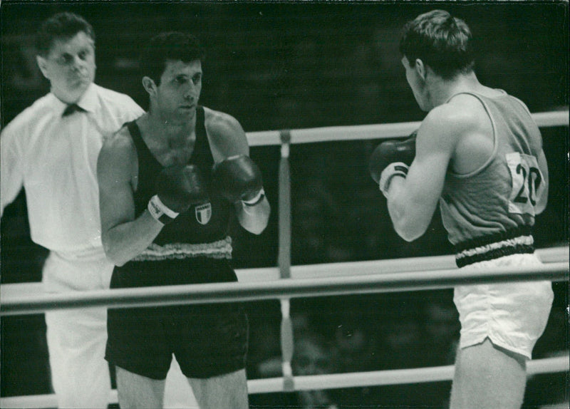 1964 Summer Olympics - Boxing - Vintage Photograph