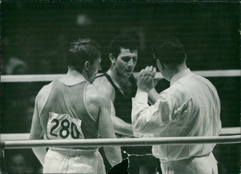 1964 Summer Olympics - Boxing - Vintage Photograph