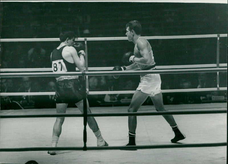 1964 Summer Olympics - Boxing - Vintage Photograph