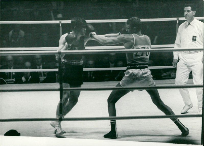 1964 Summer Olympics - Boxing - Vintage Photograph