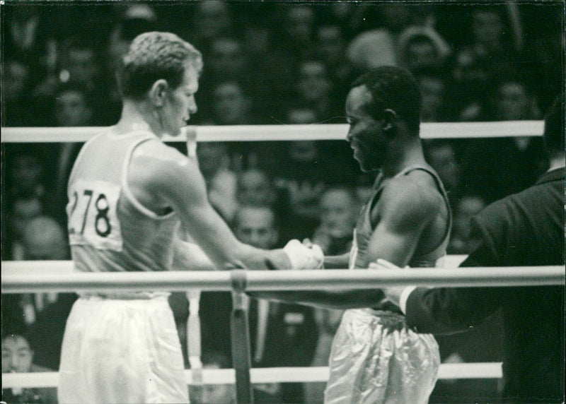 1964 Summer Olympics - Boxing - Vintage Photograph