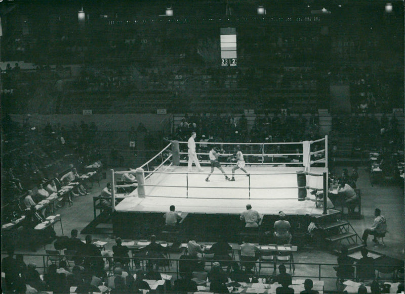 1964 Summer Olympics - Boxing - Vintage Photograph