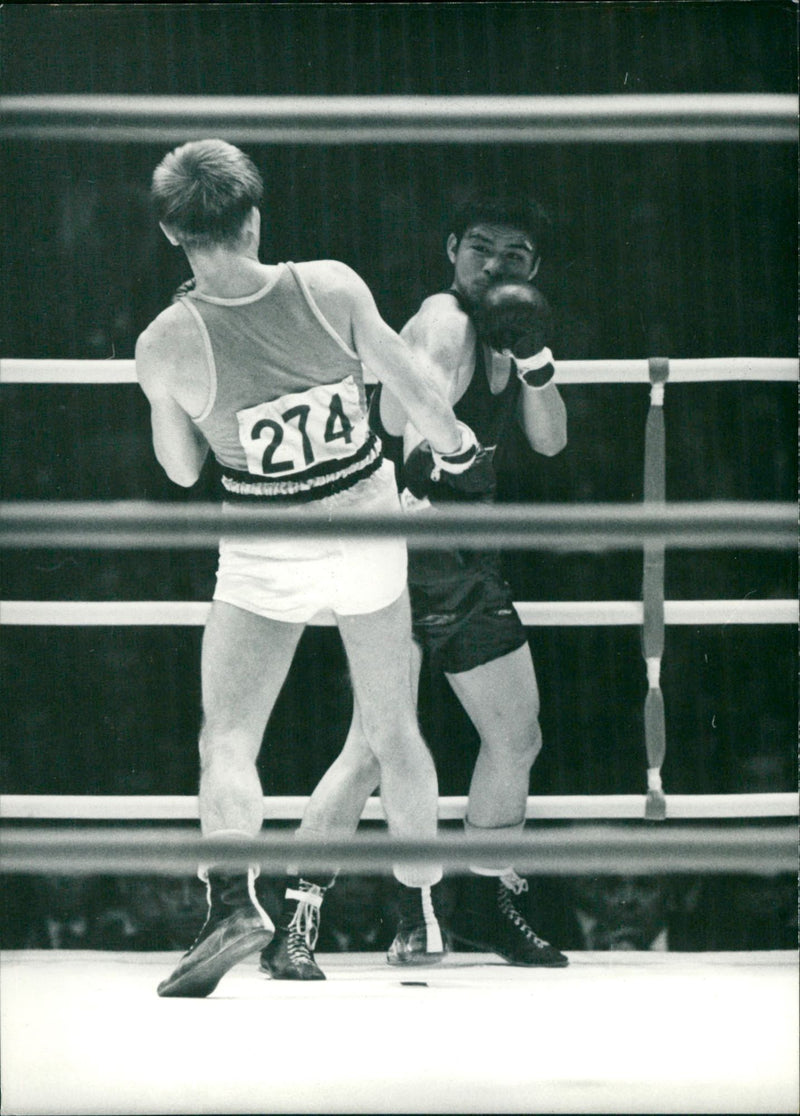 1964 Summer Olympics - Boxing - Vintage Photograph