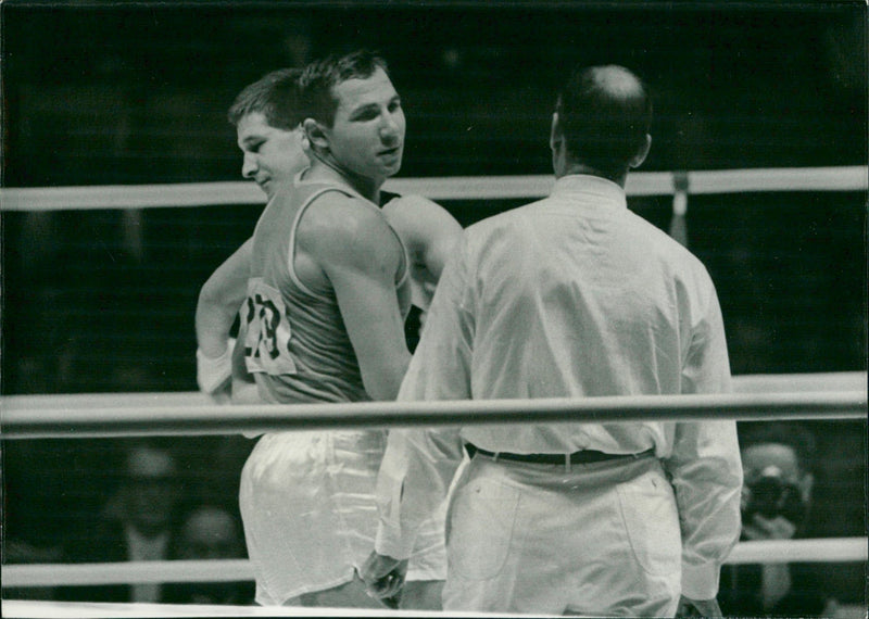 1964 Summer Olympics - Boxing - Vintage Photograph