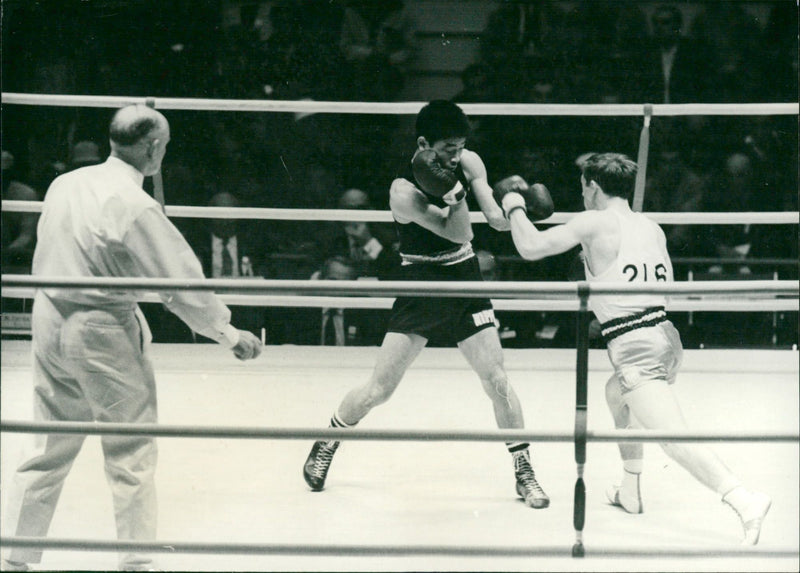 1964 Summer Olympics - Boxing - Vintage Photograph