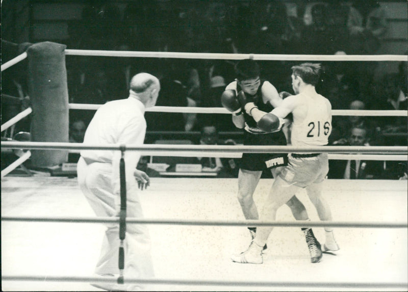 1964 Summer Olympics - Boxing - Vintage Photograph