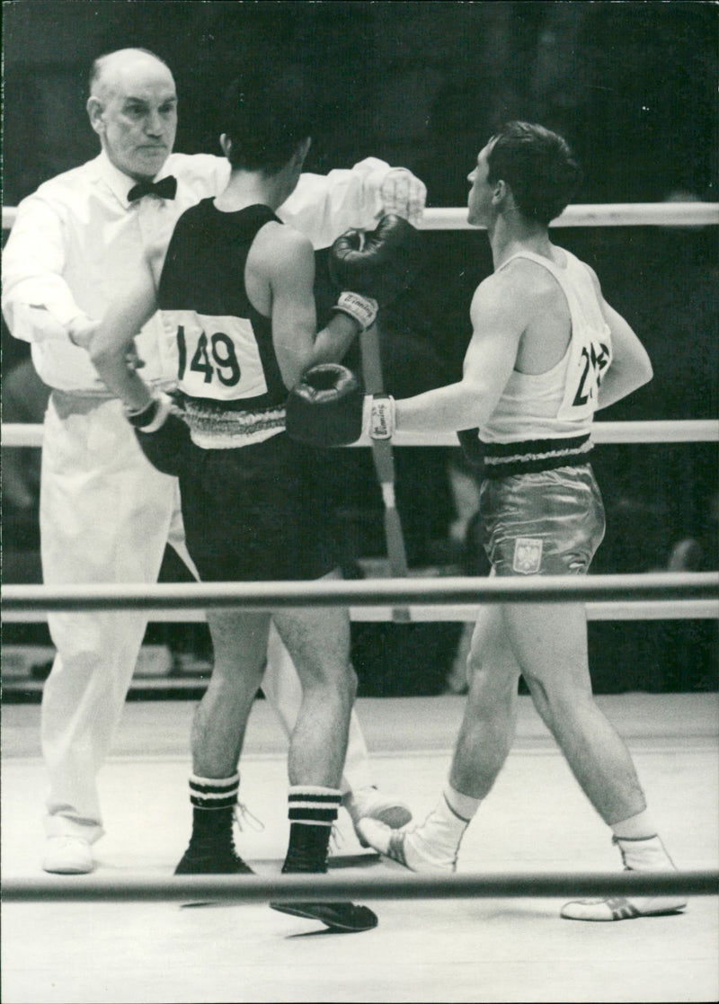 1964 Summer Olympics - Boxing - Vintage Photograph