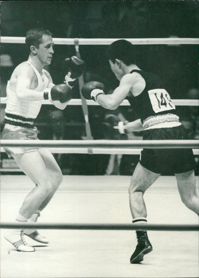 1964 Summer Olympics - Boxing - Vintage Photograph